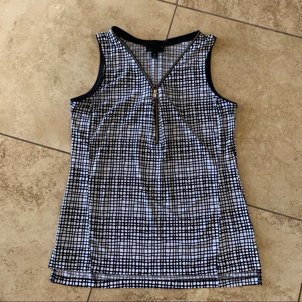 Ladies Zip Front Blouse S